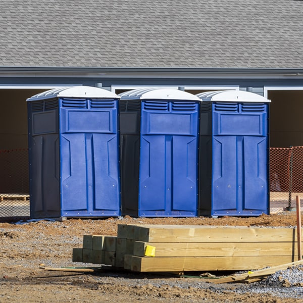 how can i report damages or issues with the porta potties during my rental period in Milton